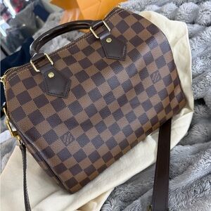 Louis Vuitton Damier Ebene Satchel